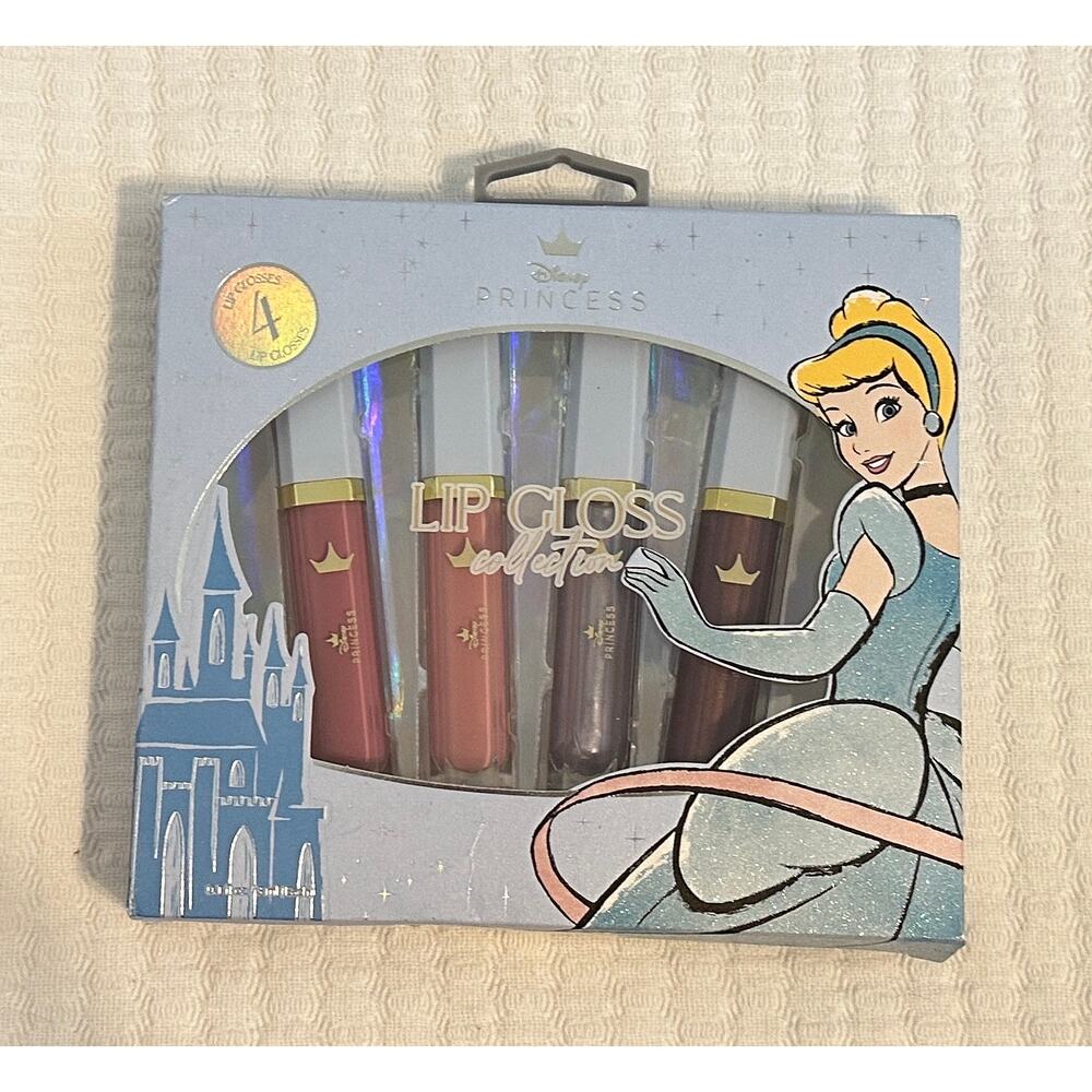 NWT Disney Princess Cinderella Lipgloss Collection Set of 4